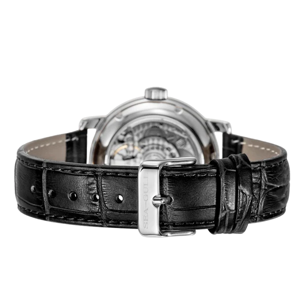 Relógio Seagull Flywheel Multifunctional Business 42mm D819.622 Automático