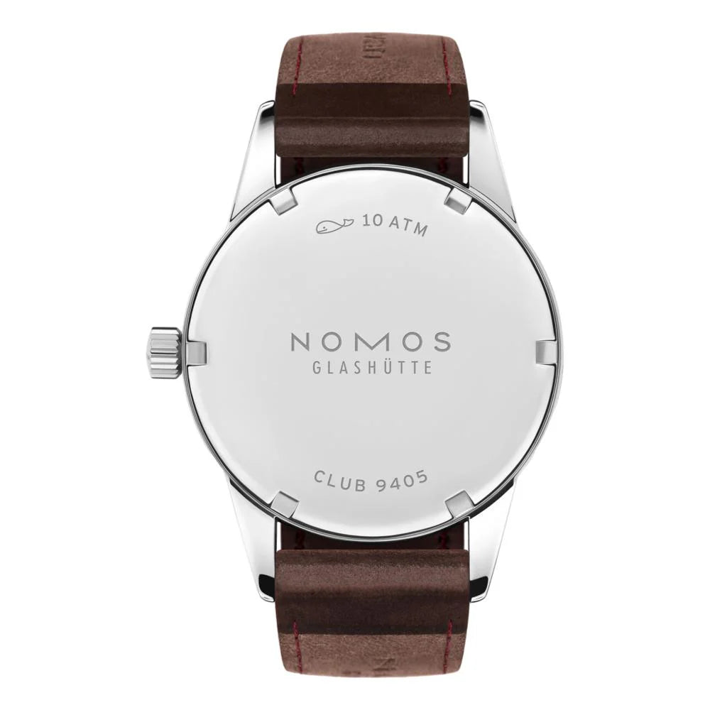 Relógio NOMOS Glashütte Club White Dial 36mm Stainless Steel Back 701.1