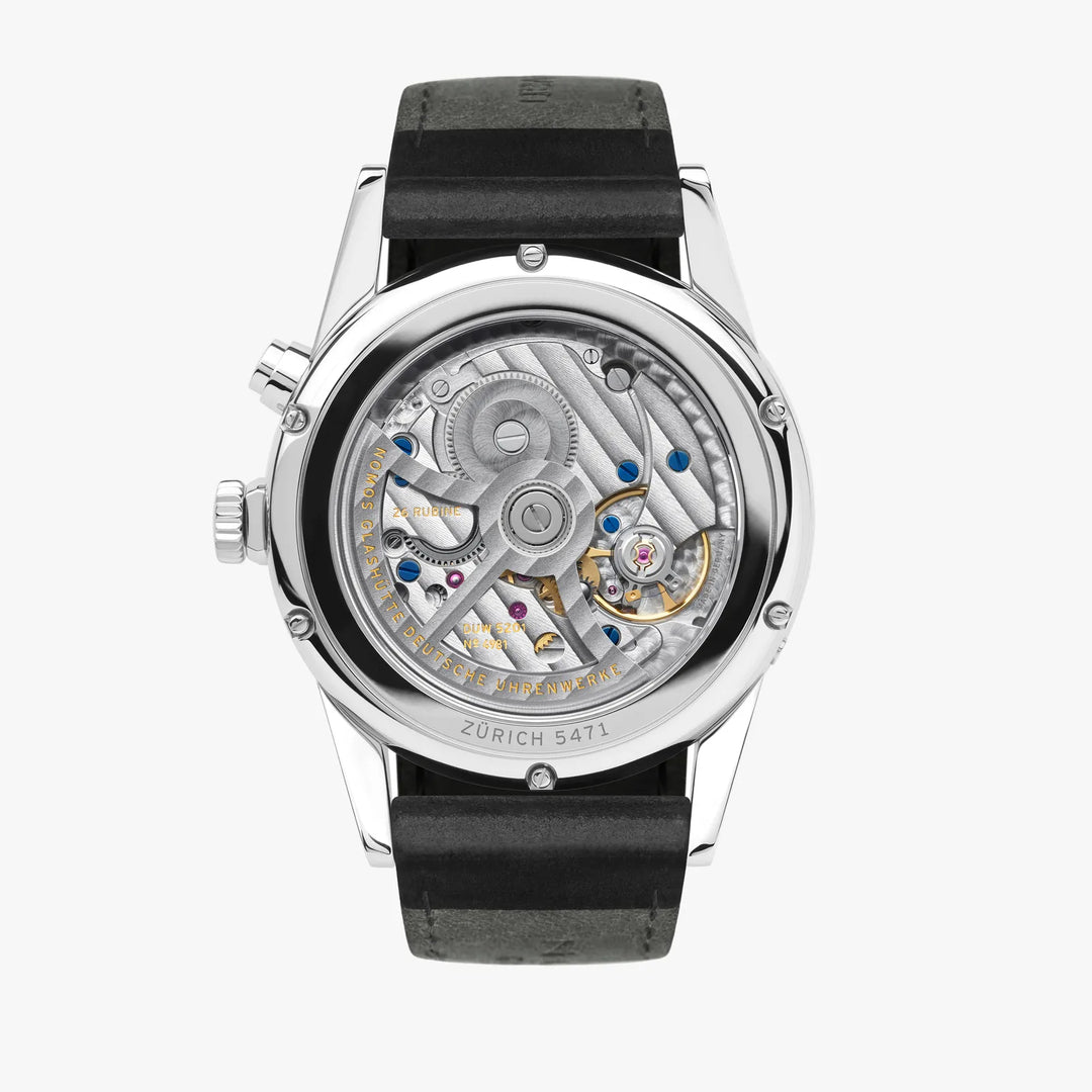 Relógio NOMOS Glashütte Zürich World Time 40mm Midnight Blue on Strap 807