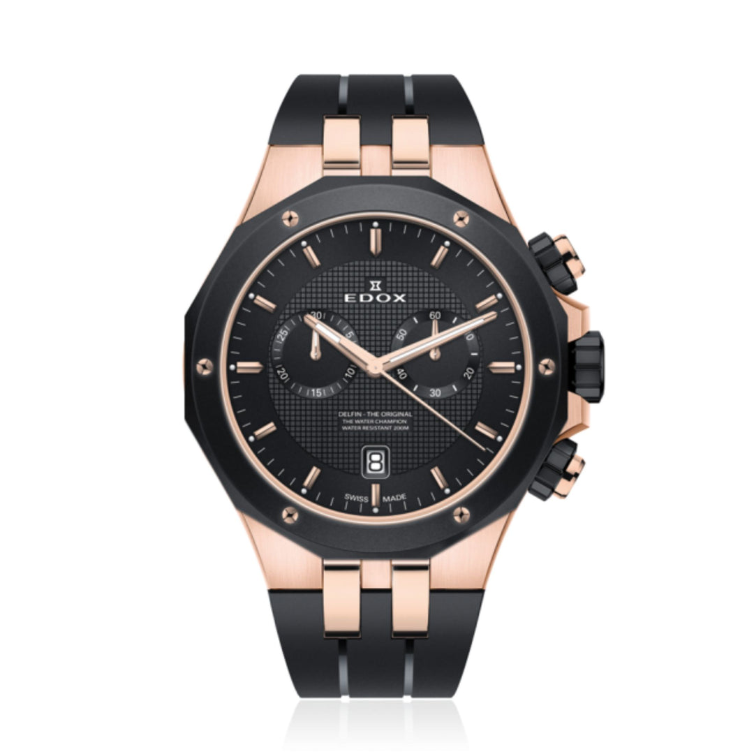 Relógio Edox DELFIN CHRONOGRAPH 10110-357RNCA-NIR - Quartzo 43mm