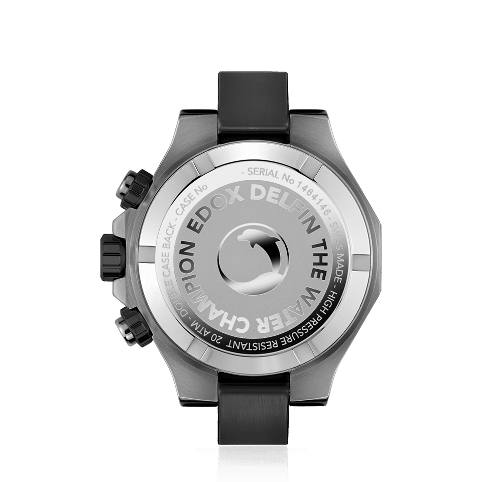 Relógio Edox DELFIN THE ORIGINAL CHRONOGRAPH 10112-37GNVCA-ANV - Quartzo 43mm