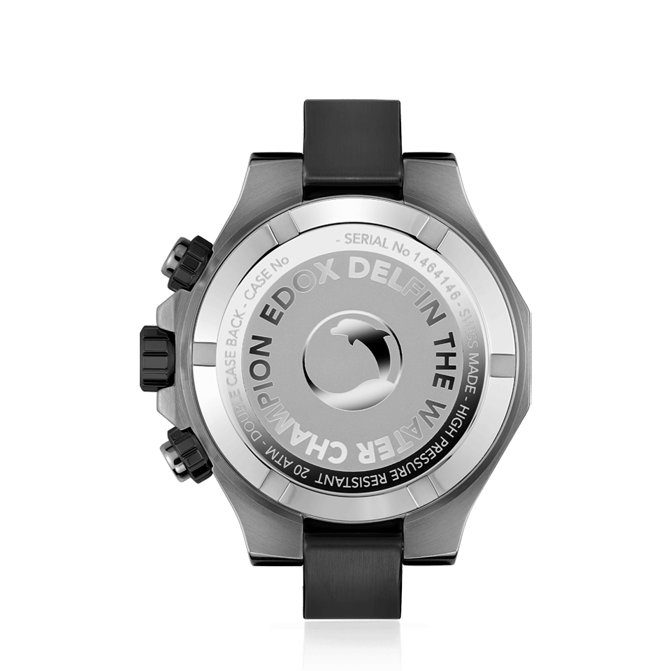 Relógio Edox Delfin The Original Chronograph Ø 43 mm | Quartzo 10113-37GNCA-NGIN