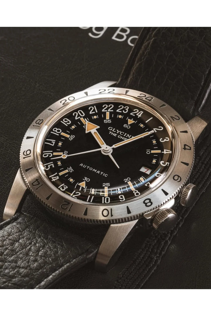 Relógio Glycine GL0469 Airman Vintage The Chief Purist 40 Unissex