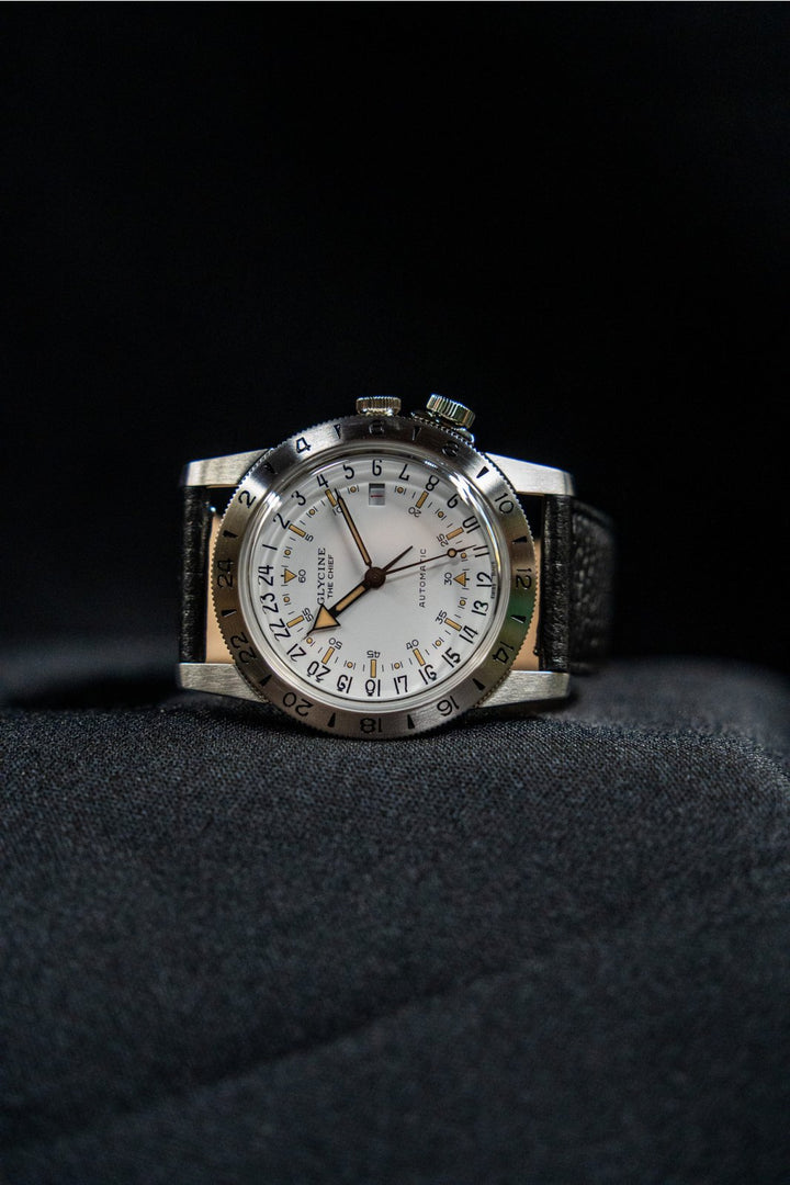 Relógio Glycine GL0471 Airman Vintage The Chief Purist 40 Unissex Automático