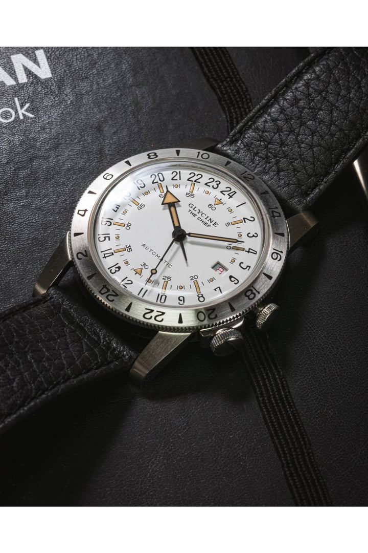 Relógio Glycine GL0471 Airman Vintage The Chief Purist 40 Unissex Automático