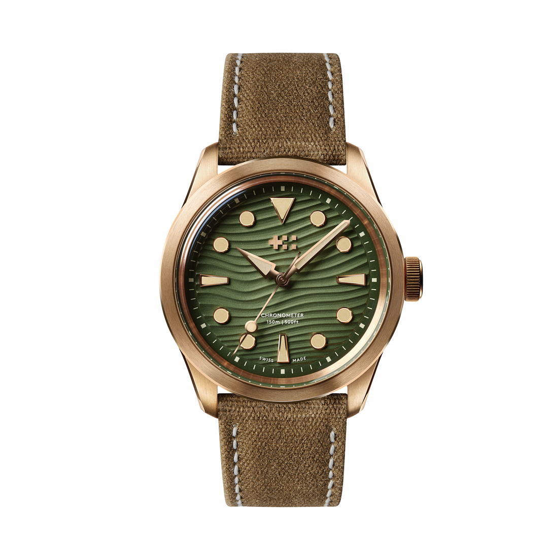 Relógio Christopher Ward C65-38C3H4-B00V0-WC C65 Dune Aeolian Bronze 38mm
