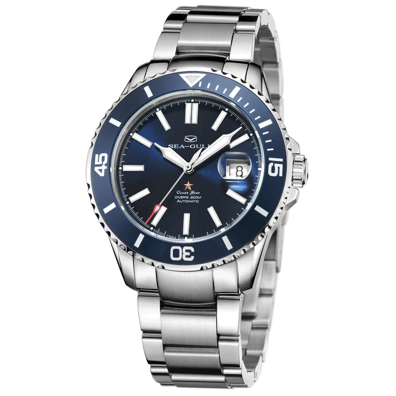 Relógio Seagull Ocean Star Classic Blue Watch 816.523