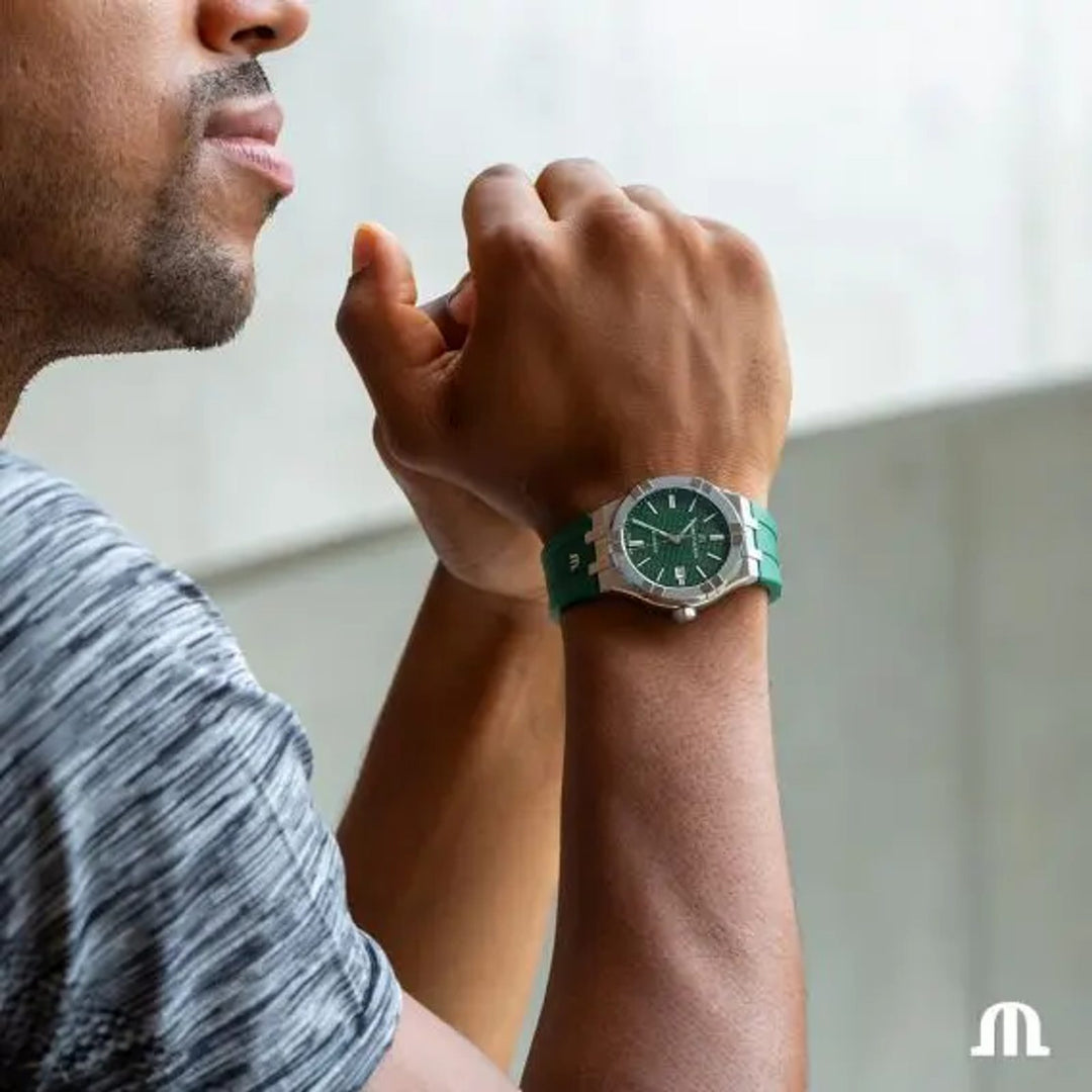 Relógio Maurice Lacroix AIKON AUTOMÁTICO DATE 39MM AI6007-SS000-630-5