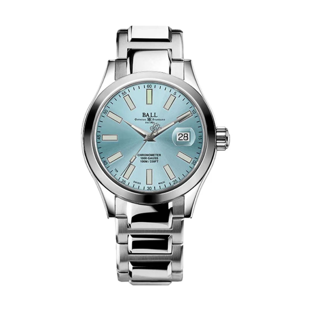 Relógio BALL Engineer III Marvelight Chronometer 40mm - Ice Blue on Bracelet Automático