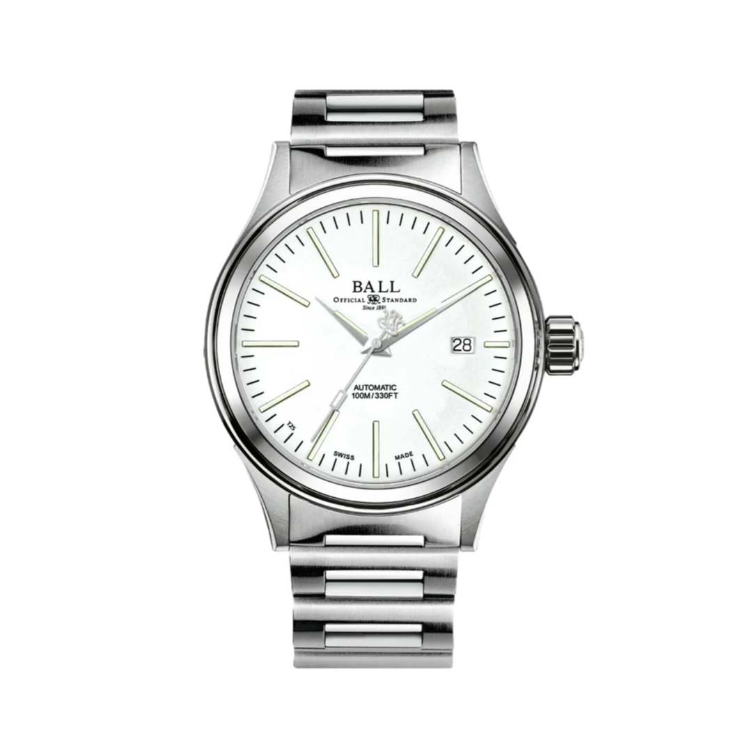 Relógio BALL Fireman Enterprise 40mm - White on Bracelet Automático