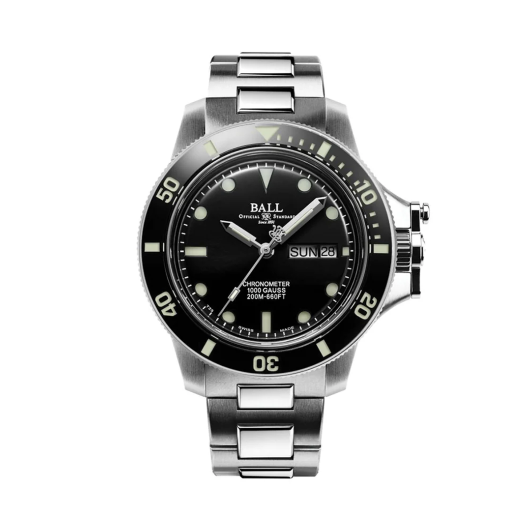 Relógio BALL Engineer Hydrocarbon Original 40mm - Black on Bracelet Automático