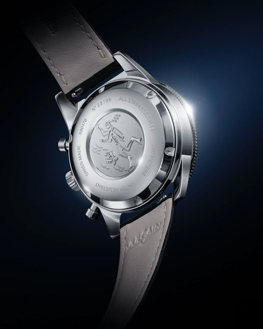 Relógio Vulcain 590176A57.BAC201 Skindiver Chronograph White