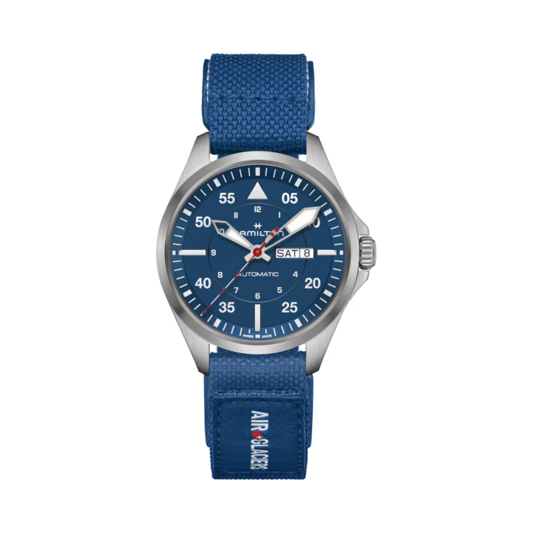 Hamilton KHAKI AVIATION PILOT DAY DATE - AIR-GLACIERS EDITION Automático - 42mm | H64655941