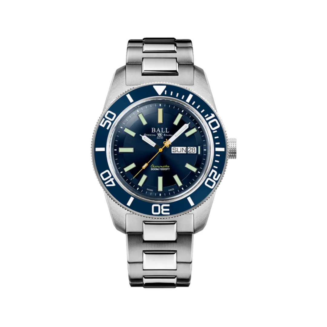 Relógio BALL Engineer Master II Skindiver Heritage 42mm - Blue on Bracelet Automático