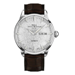 Carregue a imagem no visualizador da Galeria, Relógio BALL Trainmaster Eternity 39.5mm - Silver on Leather Strap Automático