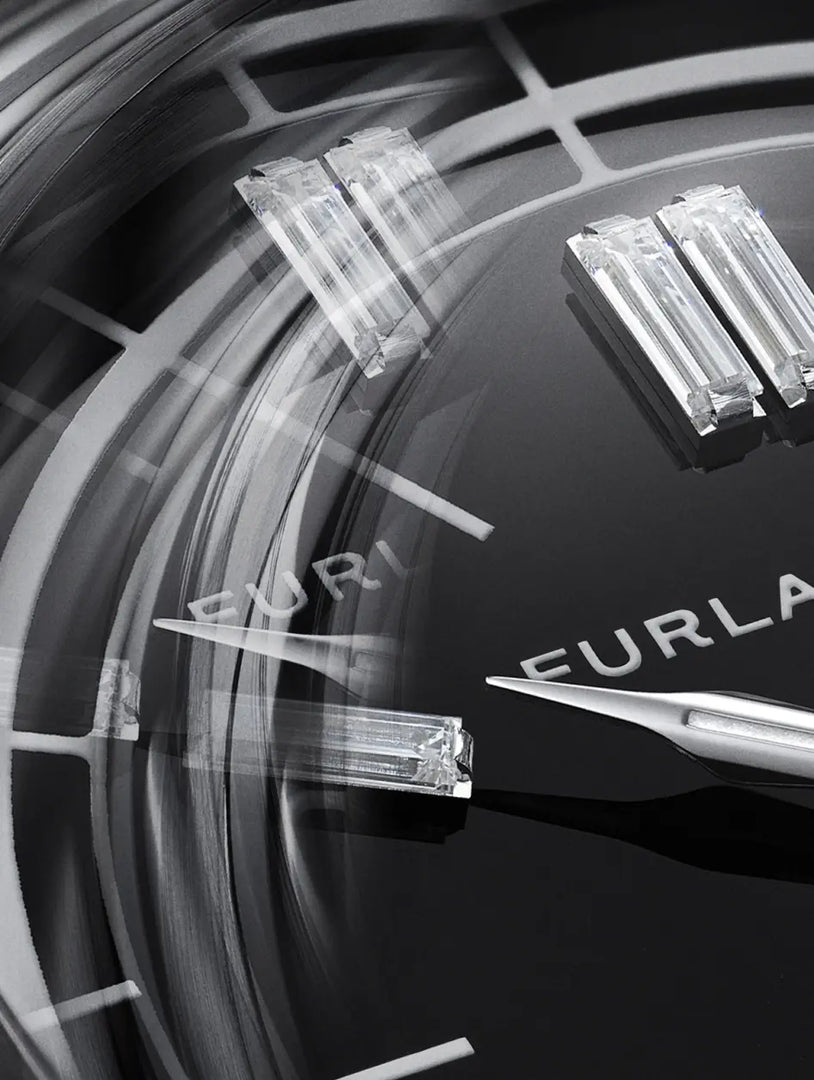 Relógio Furlan Marri Disco Volante Disco Onyx Diamonds