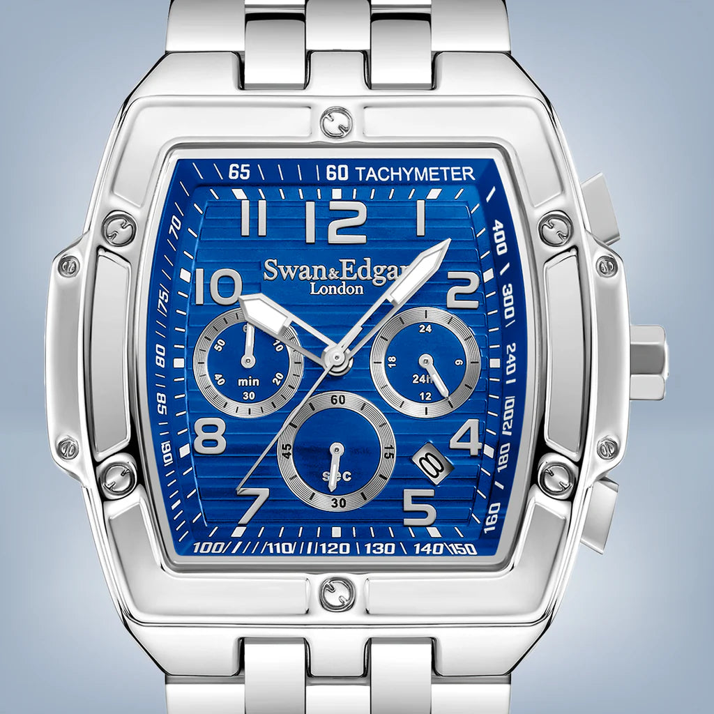 Relógio Swan & Edgar Ambassador Mechanical Quartz Steel