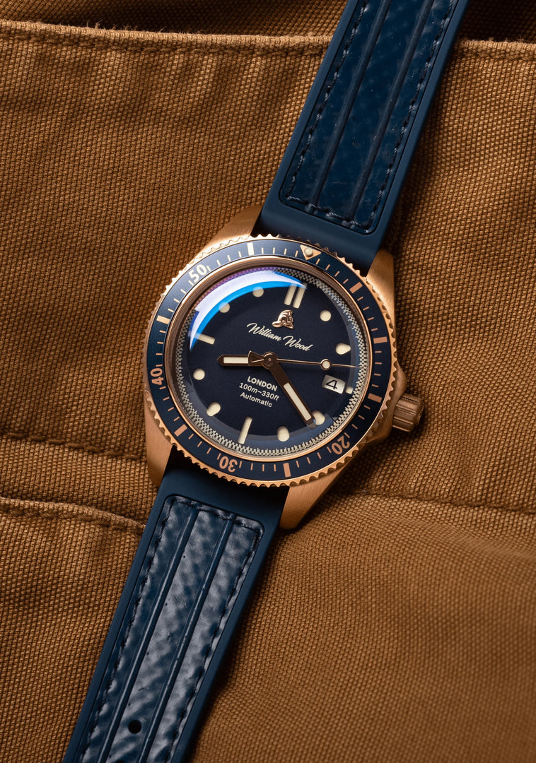 Relógio William Wood Bronze Sapphire