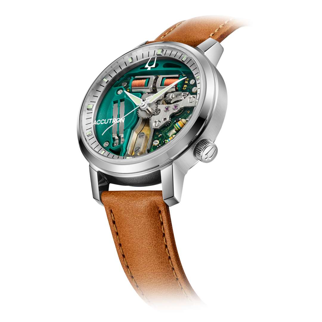 Relógio Accutron Tuning Fork Spaceview 314 26A212