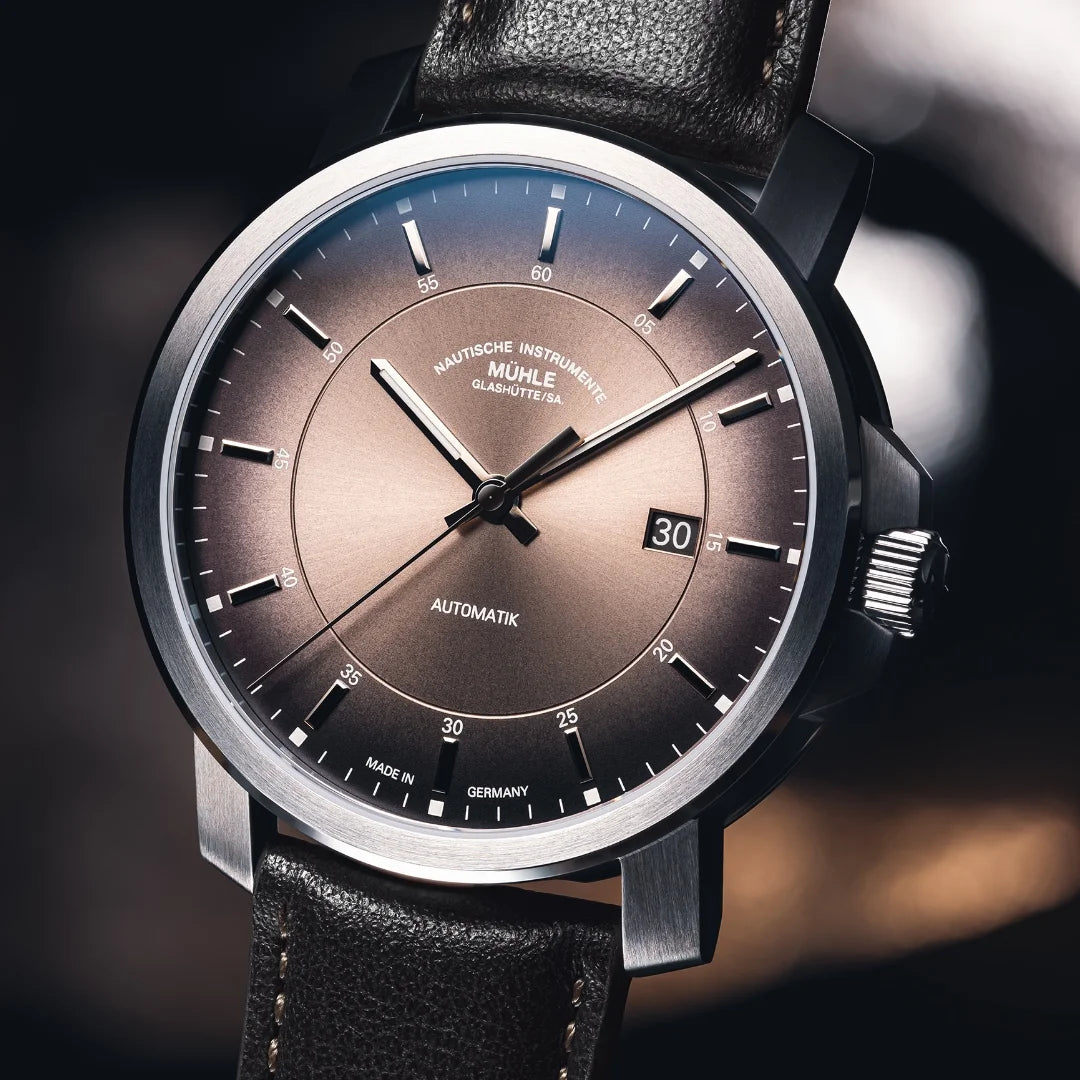 Relógio Mühle-Glashütte M1-25-78-300-VLB. 29er Casual Automático