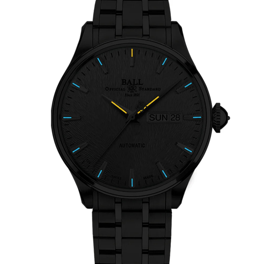Relógio BALL Trainmaster Eternity 39.5mm - Silver on Bracelet Automático