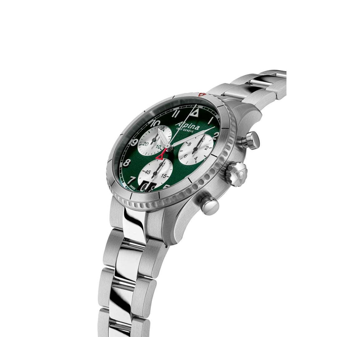 Relógio Alpina Startimer Pilot AL-372GRS4S26B - Quartzo - 41mm
