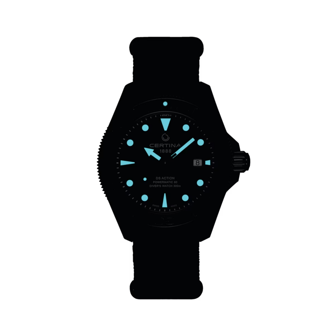 Relógio Certina DS Action Diver C032.607.38.051.00 - Automático 43mm