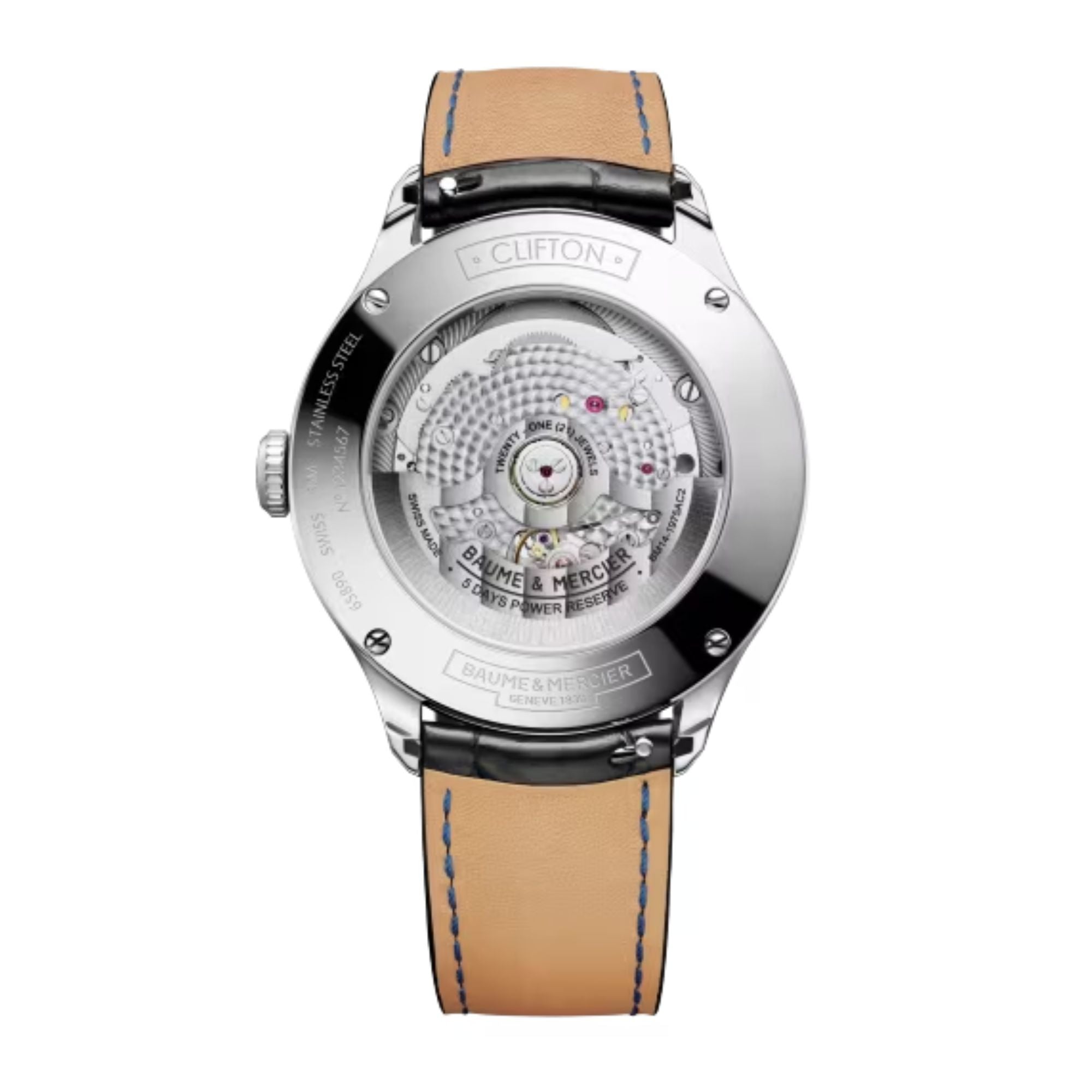 Relógio Baume & Mercier Clifton 10593 - Automático - 42mm – Pendulum ...