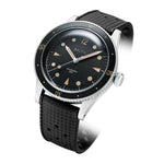 Carregue a imagem no visualizador da Galeria, Relógio Baltic Aquascaphe Classic Black Cream - Automático - 39mm
