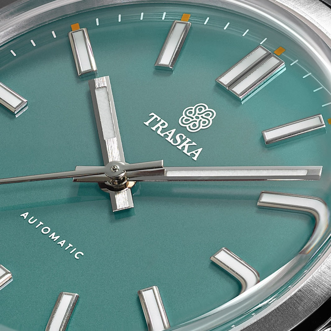 Relógio TRASKA Commuter 38 Istrian Green 8233