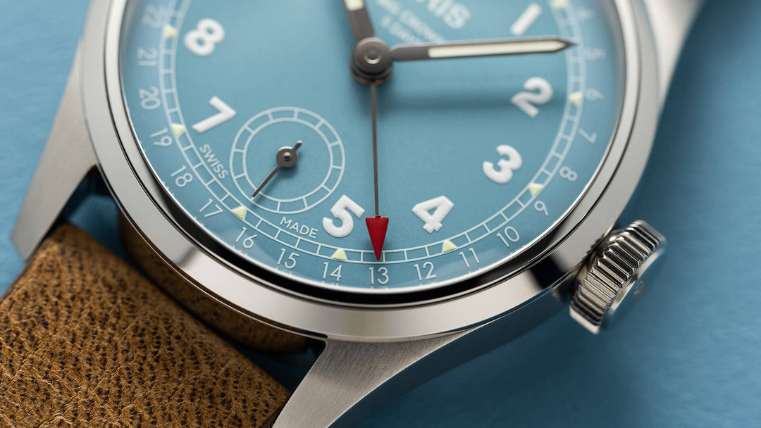 Relógio Oris BIG CROWN CALIBRE 473 - Azul - 38mm