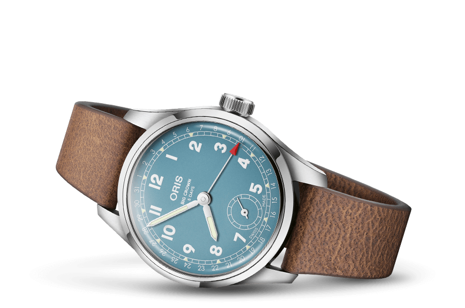 Relógio Oris BIG CROWN CALIBRE 473 - Azul - 38mm
