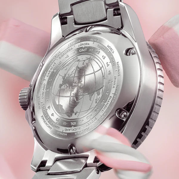 Relógio Venezianico Nereide GMT "Rosa" - 3521506C