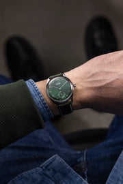 Relógio Vulcain 690175A90.BAC207 Grand Prix - Small Second Green