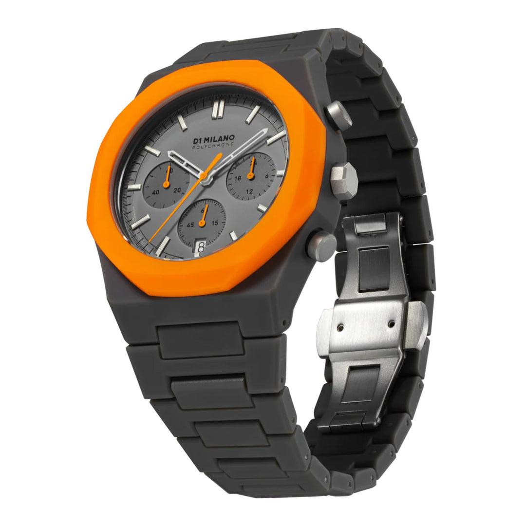 Relógio D1 Milano ORANGE BLAST D1-PHBJ01 - Quartzo 40.5mm