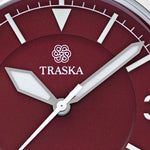 Carregue a imagem no visualizador da Galeria, Relógio TRASKA Summiteer 36 Oxblood Red 6224