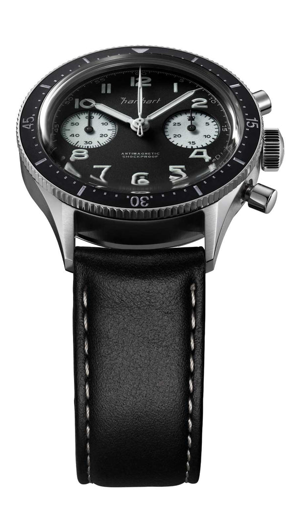 Relógio Hanhart 415 ES Reverse Panda, 39 mm H703.211-