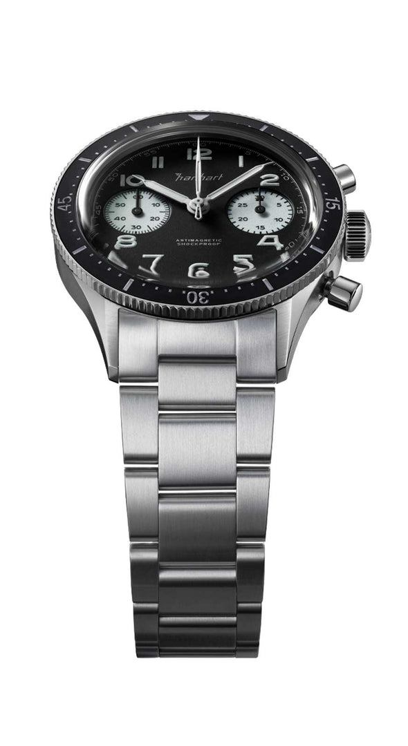 Relógio Hanhart 415 ES Reverse Panda, 39 mm H703.211-6428