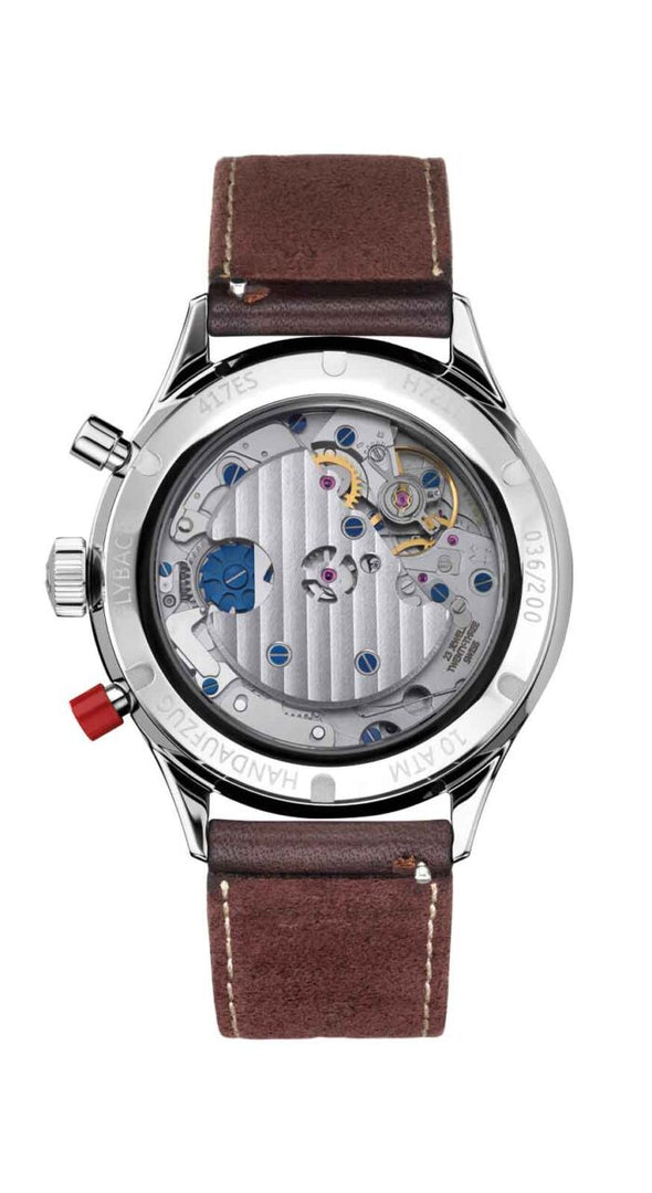 Relógio Hanhart 417 ES Mocha Flyback Date, 42 mm H721L.282-