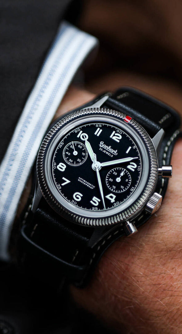 Relógio Hanhart 417 ES 1954, 39 mm H701.210-6428