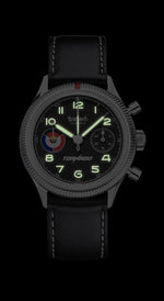 Carregue a imagem no visualizador da Galeria, Relógio Hanhart 417 ES Tornado Maiden Flight, 39 mm flyback H701L.214-