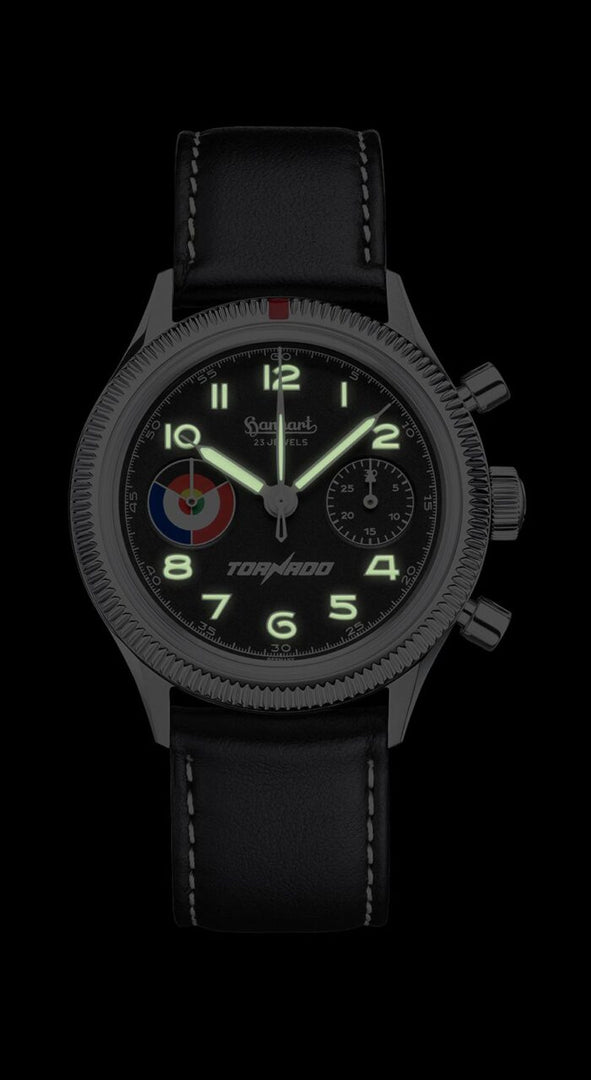 Relógio Hanhart 417 ES Tornado Maiden Flight, 39 mm flyback H701L.214-