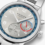 Carregue a imagem no visualizador da Galeria, Relógio NOMOS Glashütte Club Sport Neomatik Worldtimer 40mm Silver on Bracelet 791