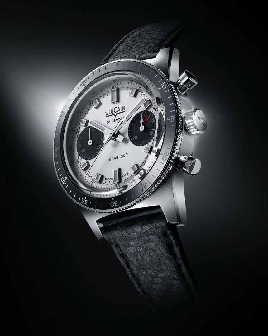 Relógio Vulcain 590176A57.BAC201 Skindiver Chronograph White