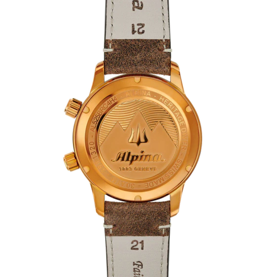 Relógio Alpina Seastrong Diver 300 Heritage AL-525BRC4H4 - Automático 44mm