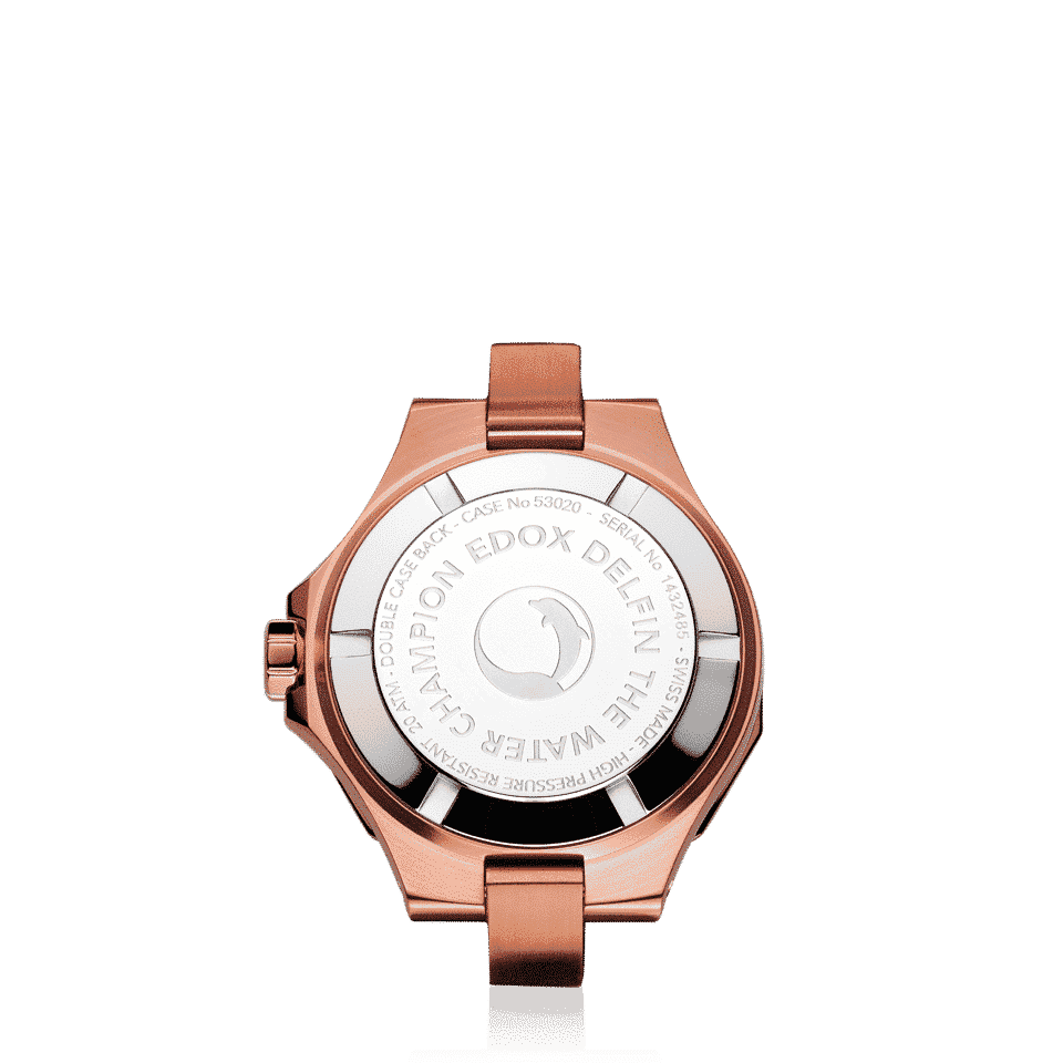 Relógio Edox Feminino Delfin The Original Diver Date Lady Ø 38 mm | Quartzo 53020-37RC-NANR