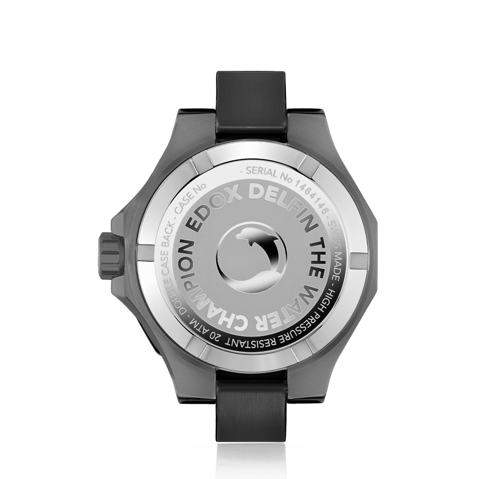 Relógio Edox Delfin The Original Date Ø 43 mm | Quartzo 53021-37GNM-NDR