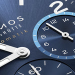 Carregue a imagem no visualizador da Galeria, Relógio NOMOS Glashütte Club Sport Neomatik Worldtimer 40mm Blue on Bracelet 790