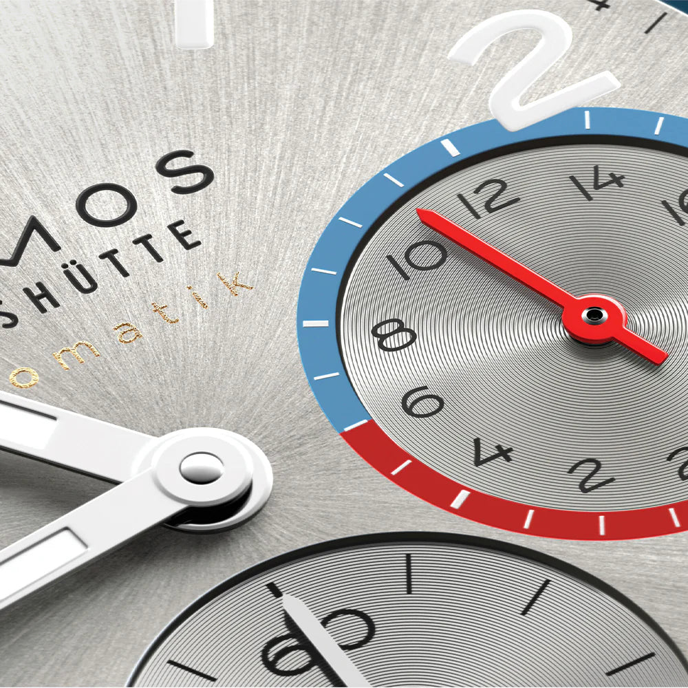Relógio NOMOS Glashütte Club Sport Neomatik Worldtimer 40mm Silver on Bracelet 791