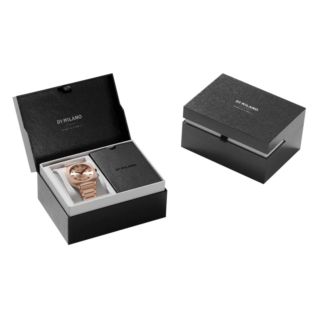 Relógio D1 Milano CHAMPAGNE D1-SQBJ04 - Quartzo 37mm